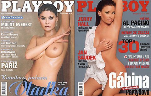 Vlaďka Erbová a Gábina Partyšován na obálce magazínu Playboy