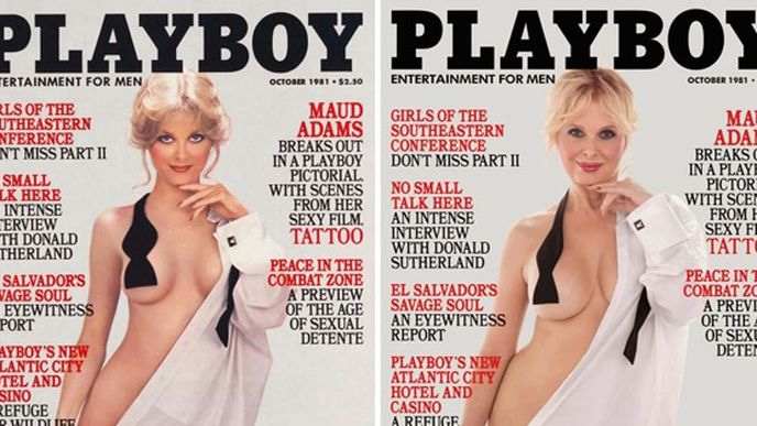 Tehdy a nyní: Cathy St. George na obálce časopisu Playboy