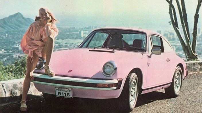 Marylin Lange a Porsche 911S (1975)