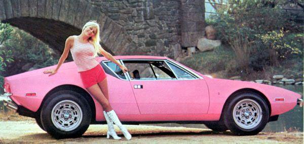 Liv Lindeland a DeTomaso Pantera (1972)