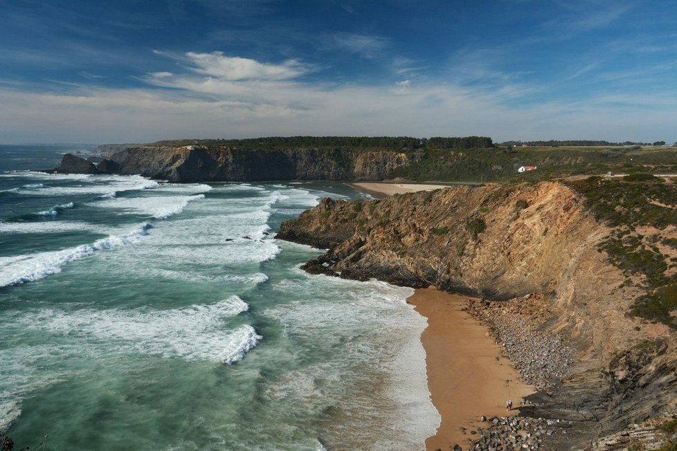 Pláž Adegas v Portugalsku