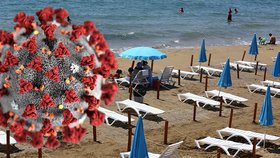 Pláže v Turecku za doby koronaviru (22. 6. 2020)