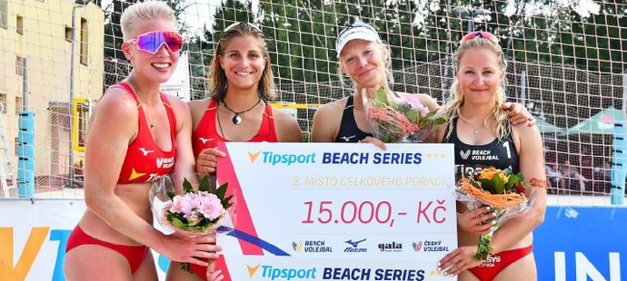 V posledním díle Tipsport Beach Series triumfovala dvojice Michaela Kubíčková s Michalou Kvapilovou