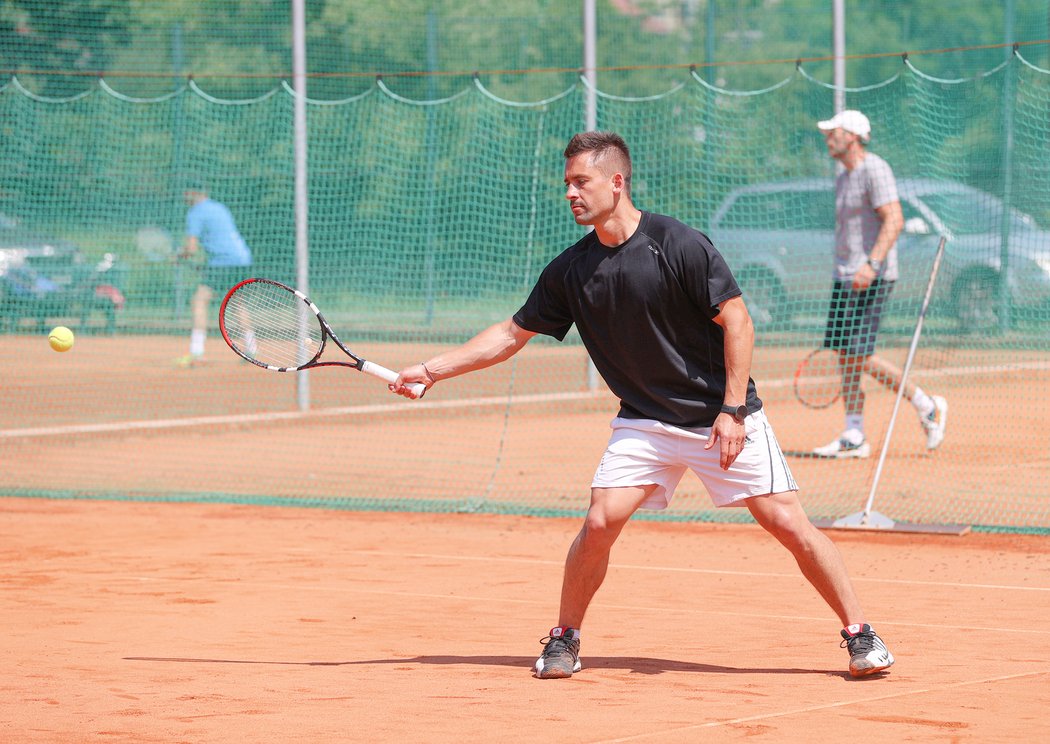 Tomáš Plekanec na exhibici v Berouně