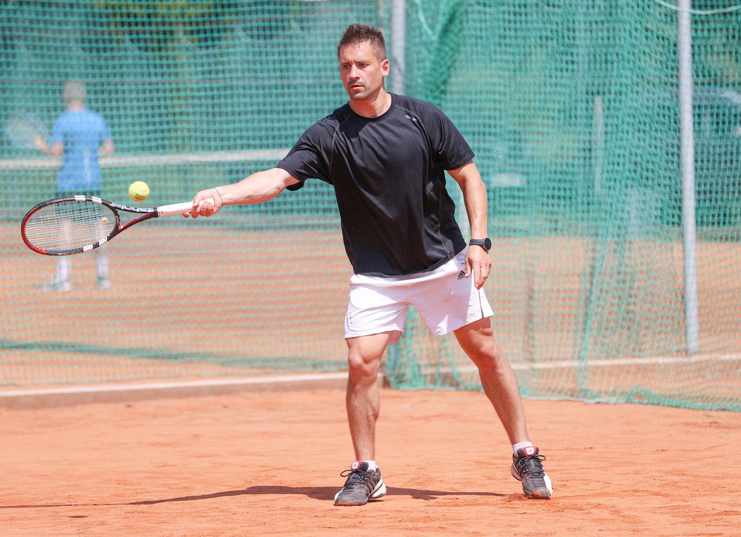 Tomáš Plekanec na exhibici v Berouně