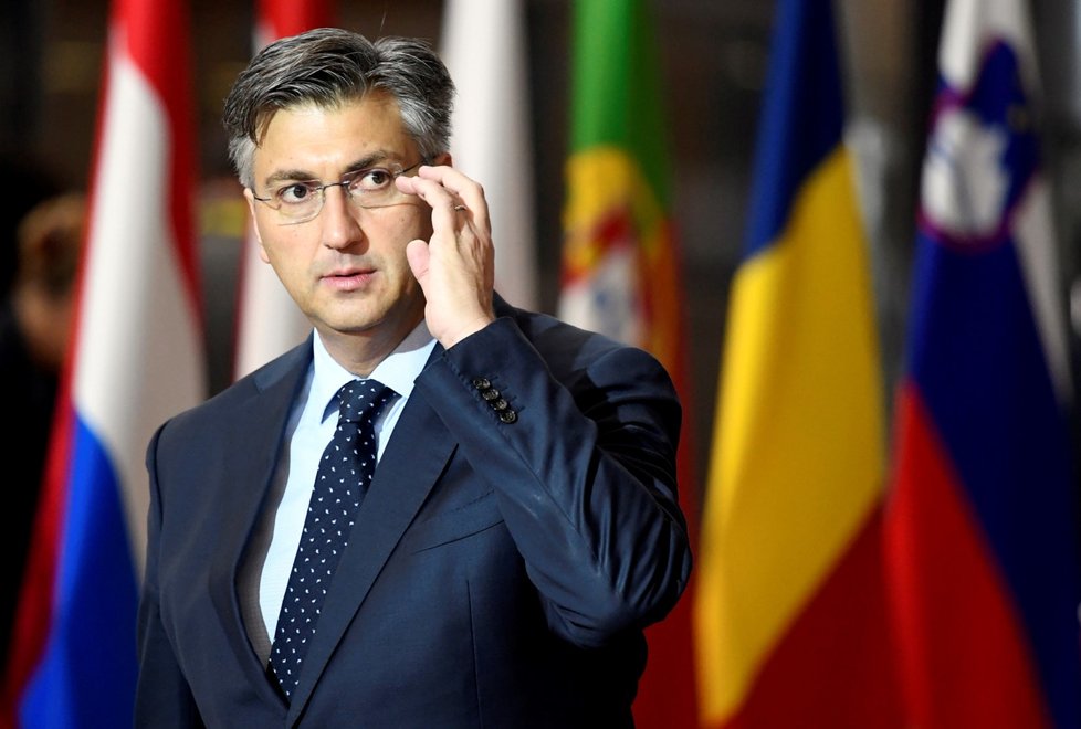 Chorvatský premiér Andrej Plenković na summitu EU