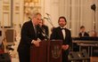 Prezident Miloš Zeman během projevu při zahájení pátého charitativního plesu na pražském Hradě zmínil opět metál pro Karla Gotta. (10.01.2020)