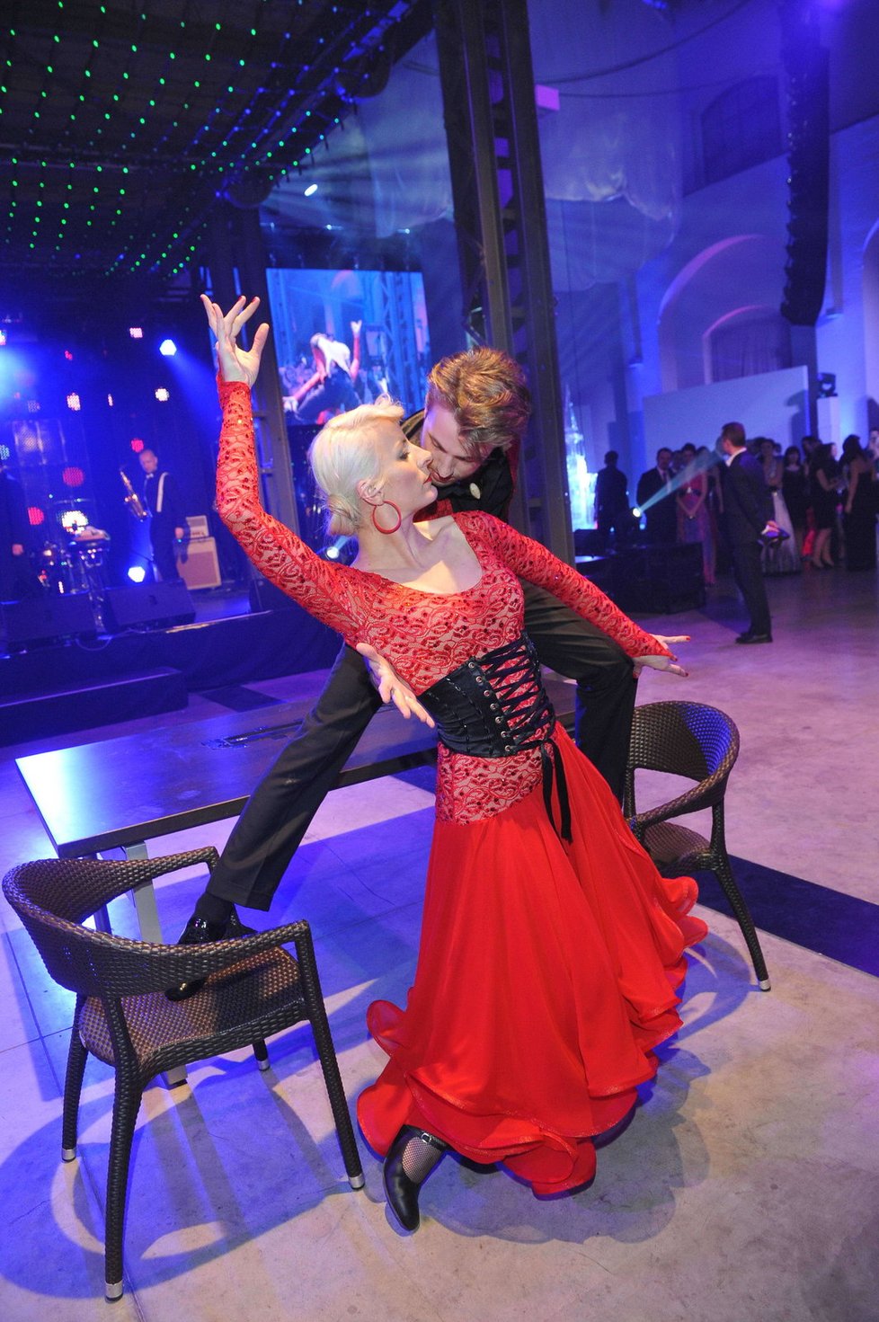 Anna Polívková s Michalem Kurtišem předvedli tango nabité erotikou.