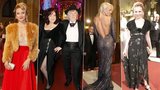 Nejhorší róby na ČS plese: Kožíšky z plyšáků, prosvítající tanga a manželka Jakubiska hrající si na Angelinu Jolie