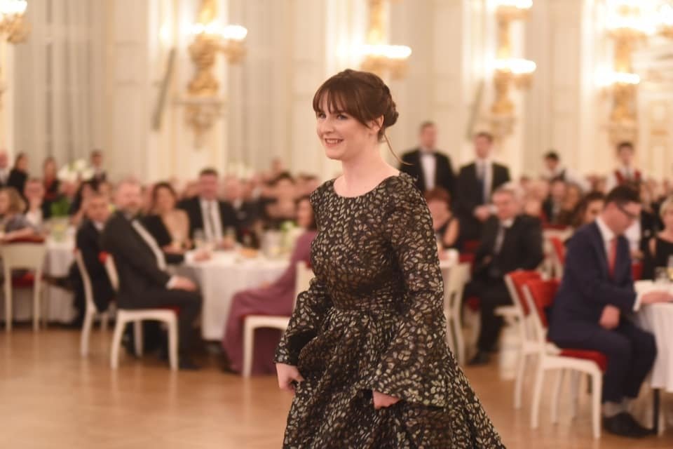 Dcera prezidenta Miloše Zemana Kateřina na hradním plese (10. 1. 2020)
