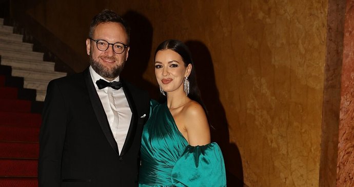 Zpěvačka a modelka Jitka Boho s partnerem.