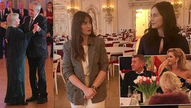 O zákulisí hradního plesu zpovídala manželka hradního kancléře Alex Mynářová dceru prezidentského páru Kateřinu Zemanovou (leden 2020)