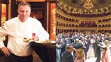 Pohoštění celebrit na Plesu v Opeře: Šnečí paštika i kohout na víně!