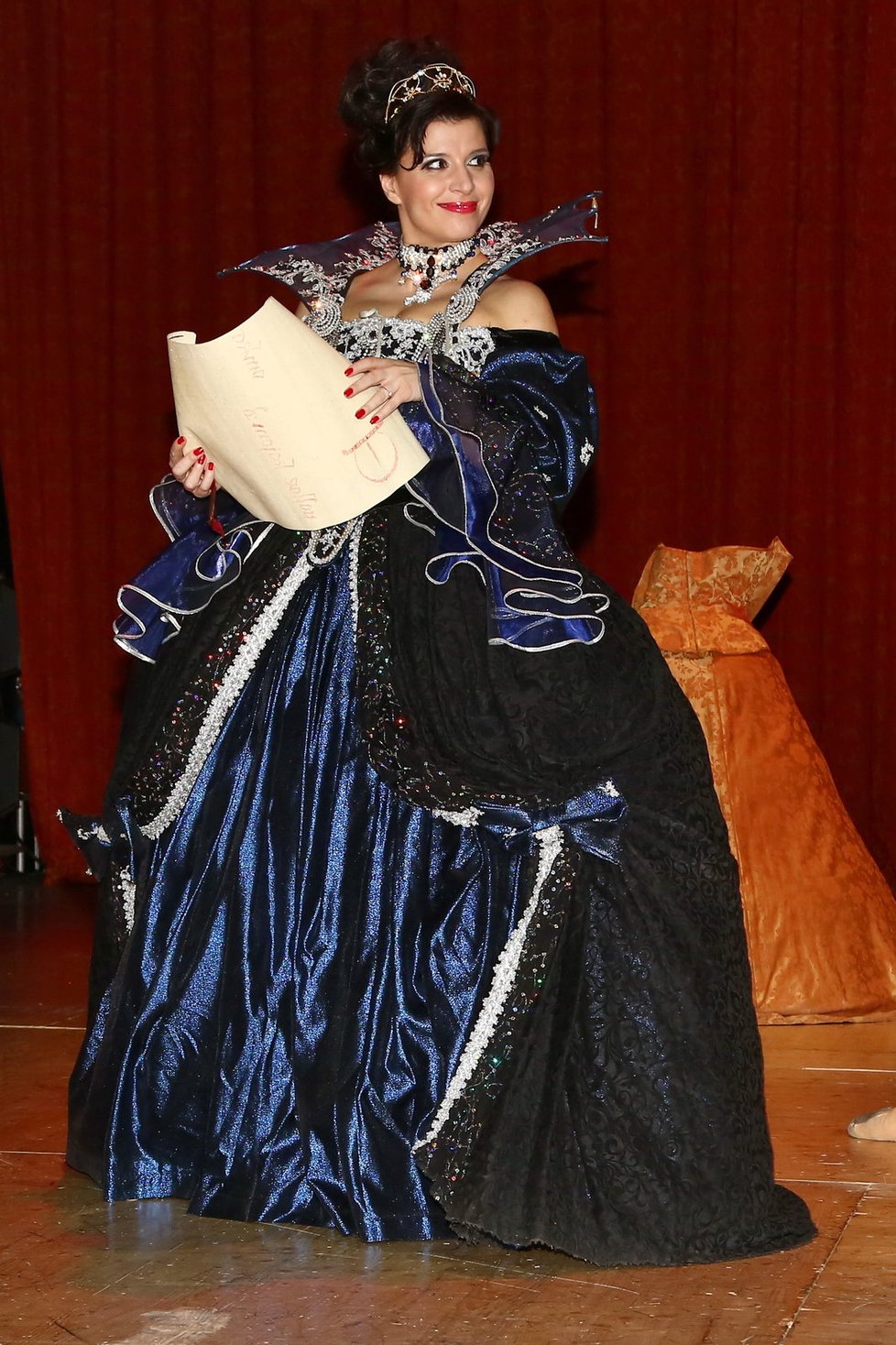 Andrea Kalivodová během scénky předvedla své pěvecké umění.