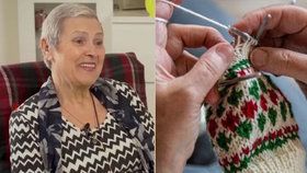 Přilepšení k důchodu: Plete 30 párů za měsíc. Ponožky od babičky pomáhají bezdomovcům