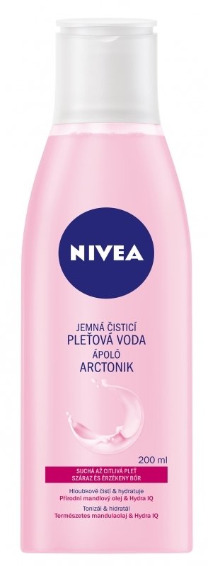 Nivea Zklidňující čistící pleťová voda (200 ml), 130 Kč, koupíte v síti drogerií