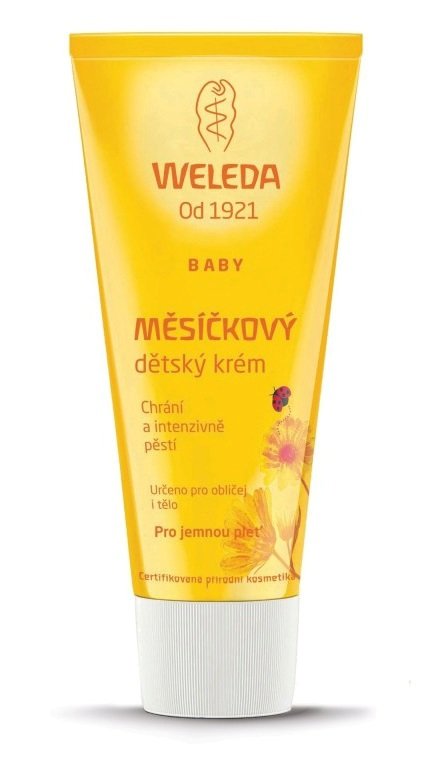 Měsíčkový dětský krém Weleda, 199 Kč (75 ml). Koupíte na www.weleda.cz.