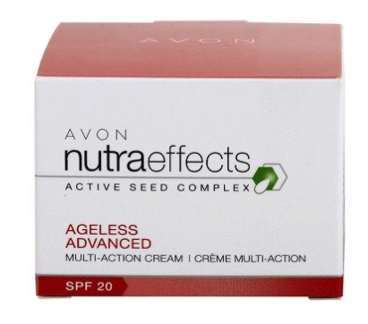 Intenzivní denní krém s omlazujícím ůčinkem, Nutra Effects Ageless Advanced SPF 20, Avon; 290 Kč. Koupíte na www.avon.cz.