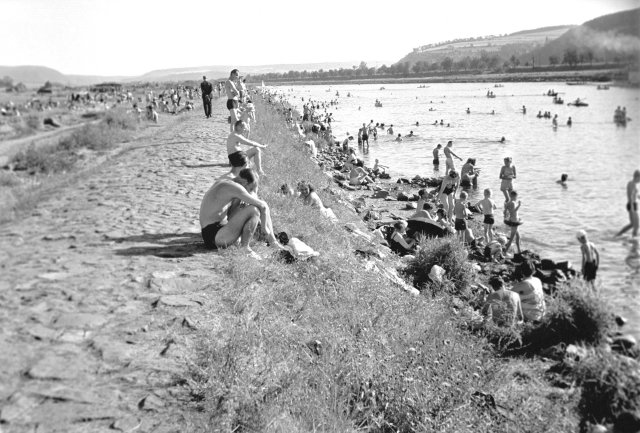 Plovárna v Braníku, rok 1949.