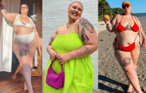 Plus size modelka denně čelí nenávistným komentářům: Ráda nosím bikiny a věřím, že mi sluší