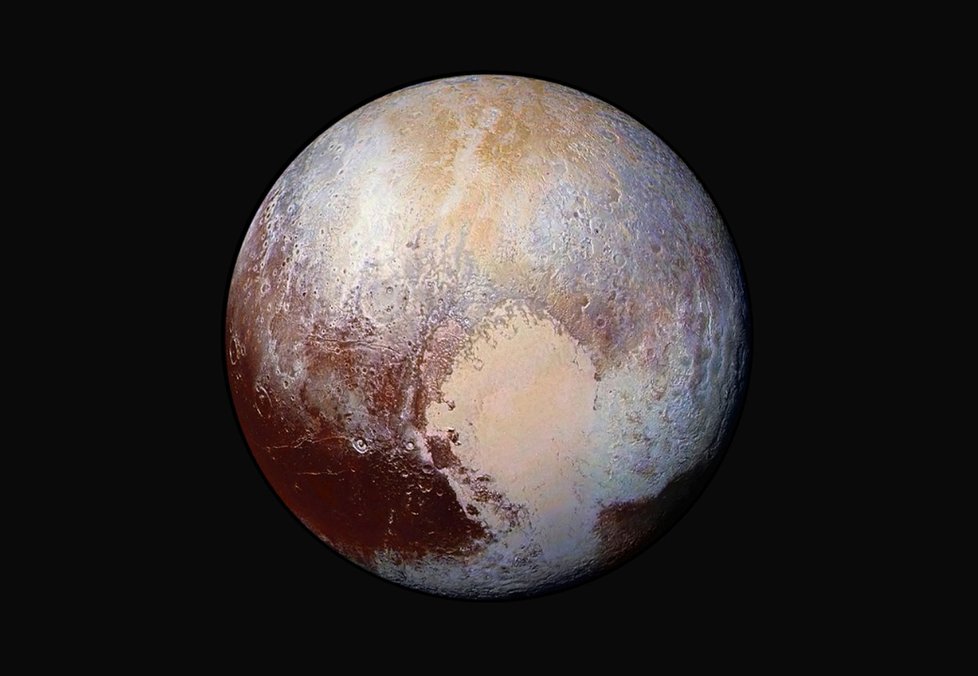Pluto v nejnovějších snímcích
