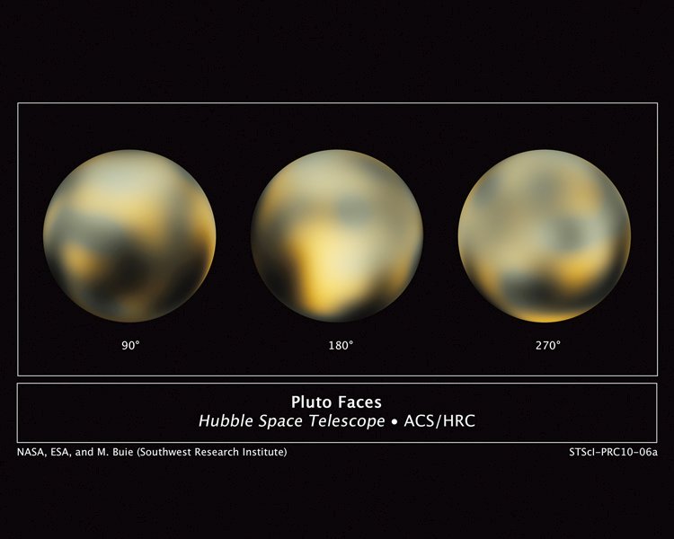Takhle jsme znali Pluto do roku 2015 díky Hubbleovu dalekohledu