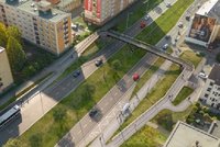 Dopravní komplikace v Plzni: Staví lávku za 108 milionů