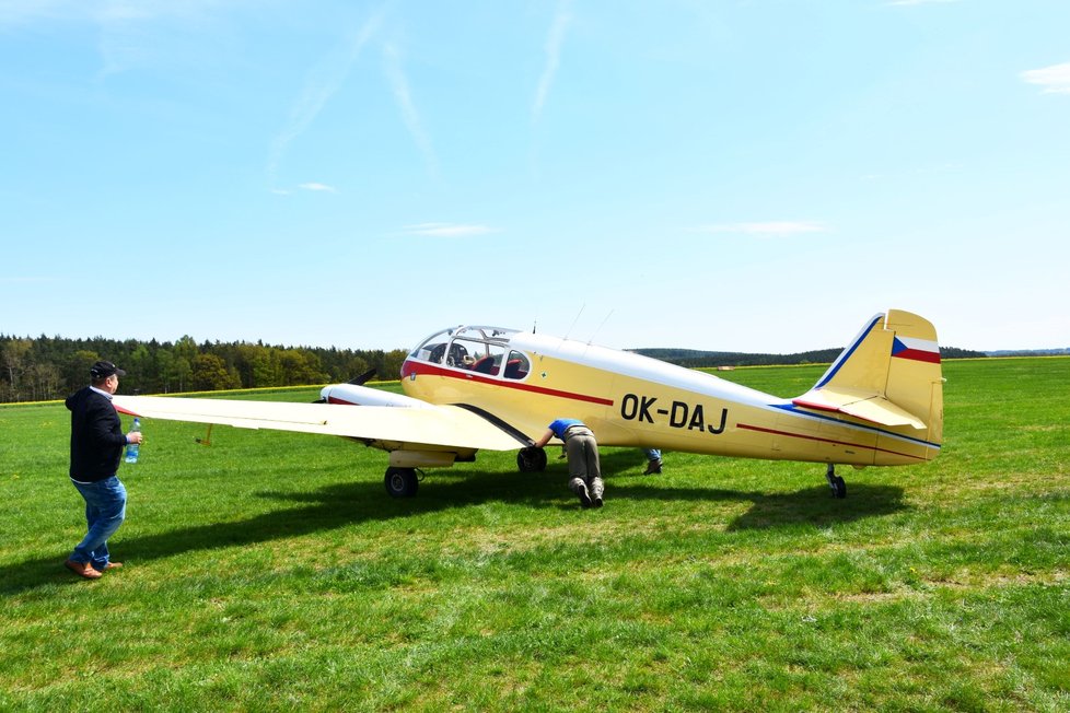 Letadlo Aero 45 z roku 1956