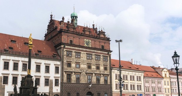 Renesanční radnice v Plzni