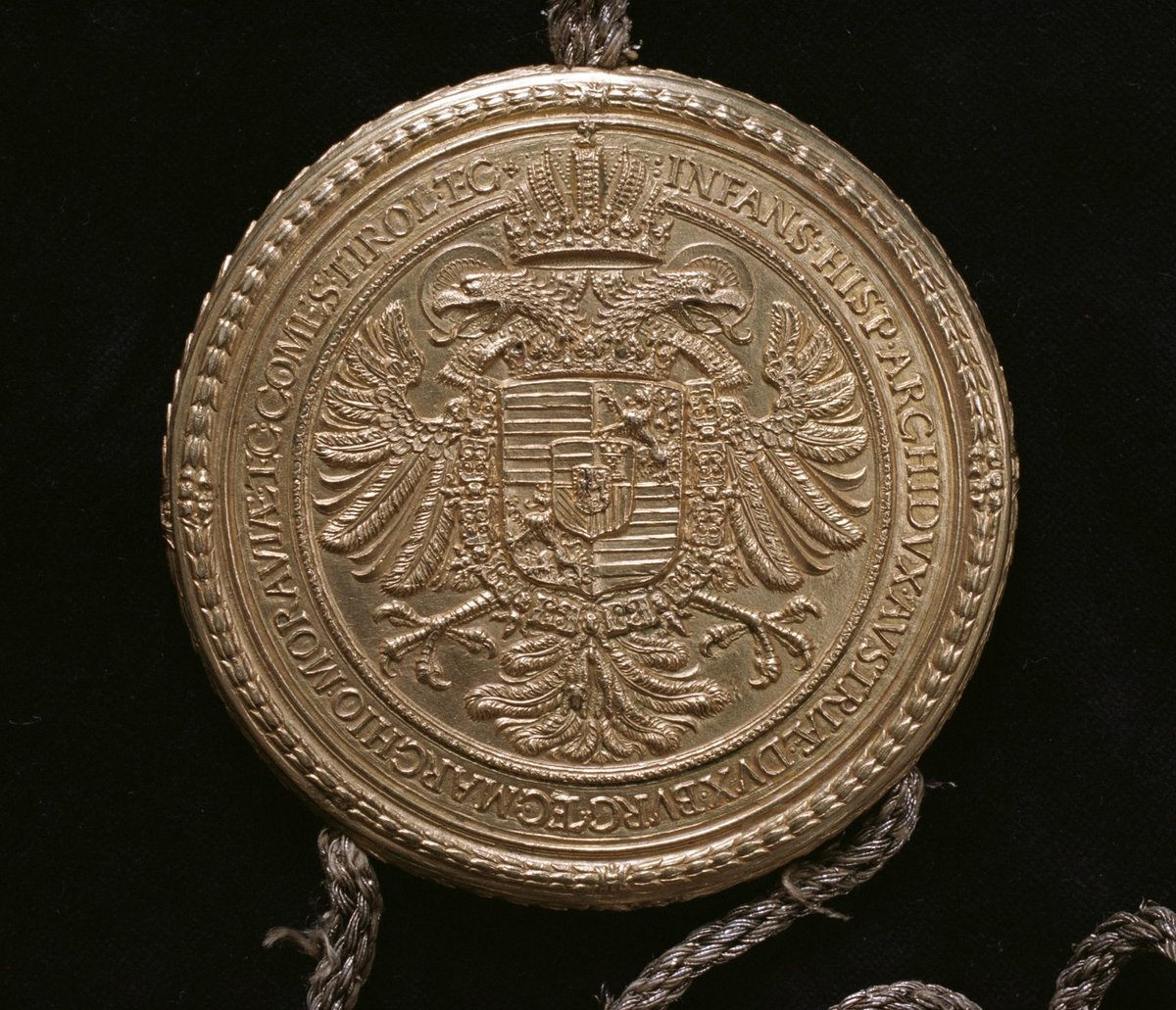 Zlatá bula vydaná pro město Plzeň Ferdinandem I. Habsburským.