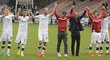 Fotbalisté Plzně slaví vítězství v Příbrami