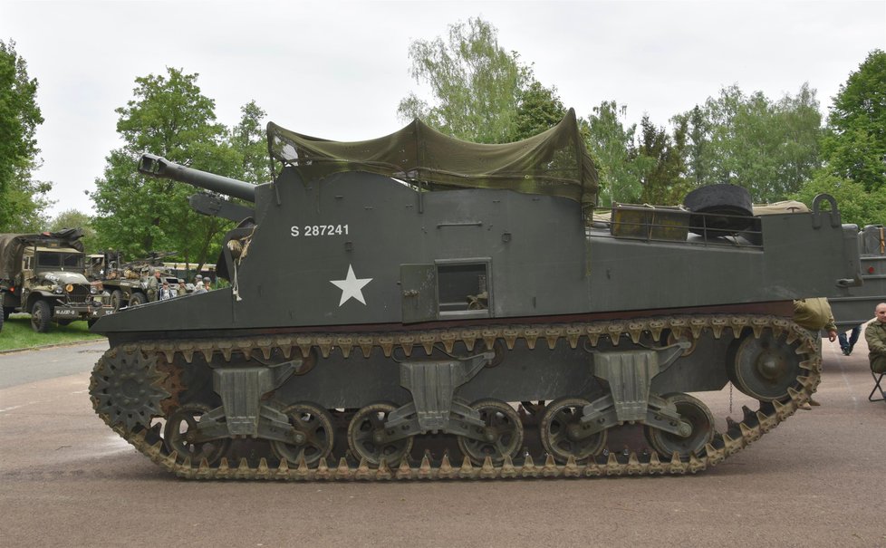 Samohybné dělo Sexton II, kterým disponovala za II. světové války britská armáda.