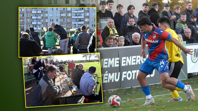 Plzeň na Nových Sadech: tři řady i bez tribun, Spáčilův doják, Hyský by radši... Plzeň na Nových Sadech: tři řady i bez tribun, Spáčilův doják, Hyský by radši...