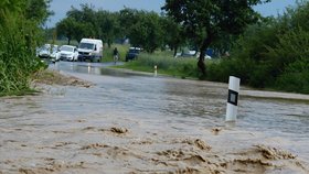 Prudké deště na Plzeňsku způsobily lokální záplavy. (archivní foto)