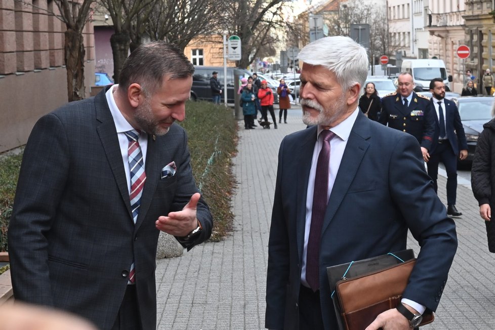 Prezident Petr Pavel na návštěvě Plzeňského kraje (23.1.2024)