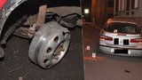Opilý řidič ztratil při kolizi pneumatiku. Čtyři kilometry ujížděl po ráfku