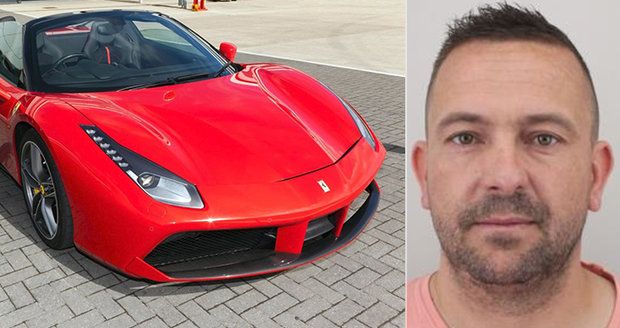 Rostislav půjčené ferrari už nevrátil: Dostal se z vězení a teď uniká spravedlnosti