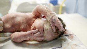 Tatínkové už v některých porodnicích nesmí k porodům (ilustrační foto.)