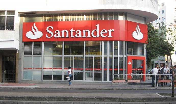 Pobočka banky Santander