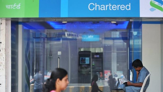 Pobočka banky Standard Chartered, ilustrační foto Pobočka banky Standard Chartered, ilustrační foto