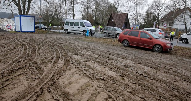 Vánoční blátivé počasí v Česku: Vysočina (23. 12. 2018)