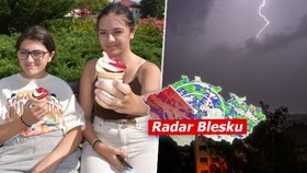 Do Česka dorazily bouřky: Kde udeřily? Přibylo i dešťových přeháněk, sledujte radar Blesku