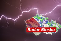 Na východ Česka se řítí bouřky. Můžou být velmi silné s kroupami, sledujte radar Blesku