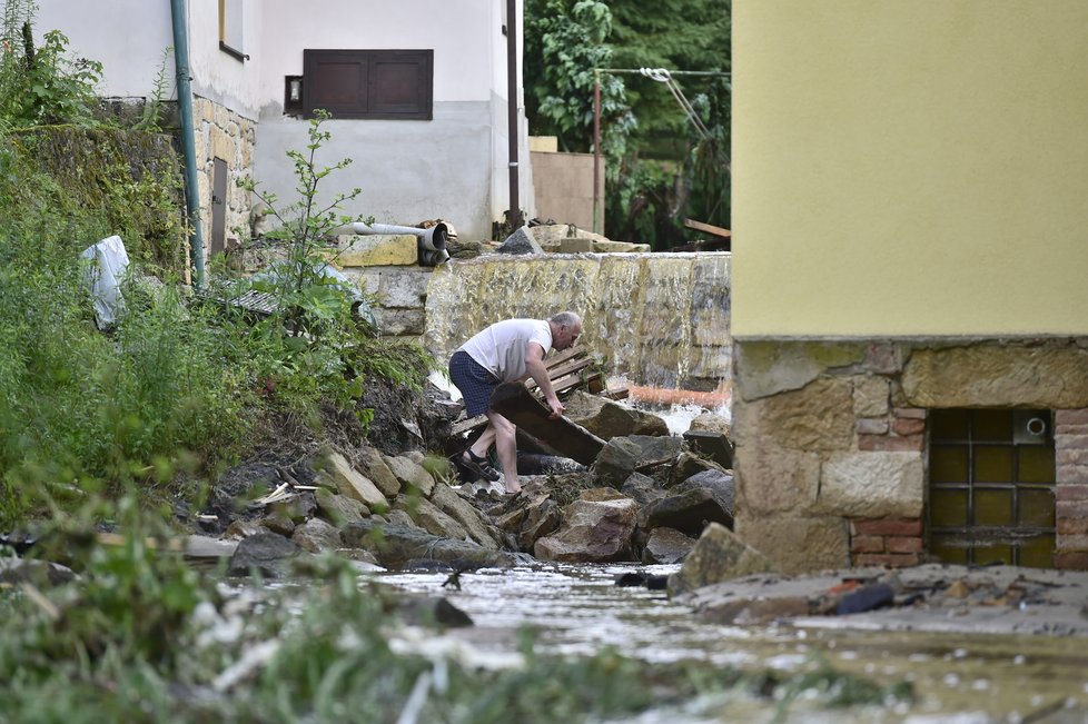 Následky záplav v Ústeckém kraji (18.7.2021)