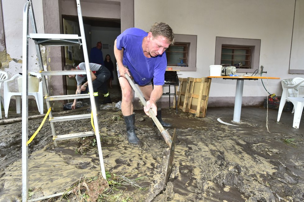 Následky záplav v Ústeckém kraji (18.7.2021)