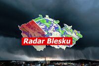 Na Moravu a severovýchod Čech udeří silné bouřky. Déšť bude intenzivní, sledujte radar Blesku