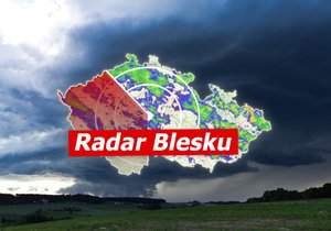 V Česku hrozí bouřky, může se vytvořit i supercela.