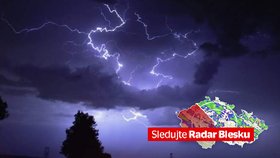 Na Česko udeří bouřky, přinesou kroupy a lijáky. Hrozí rozvodnění malých toků, sledujte radar Blesku