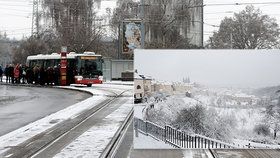 Českem se prohnaly zimní bouřky, do pátku bude sněžit. Víkend přinese déšť.