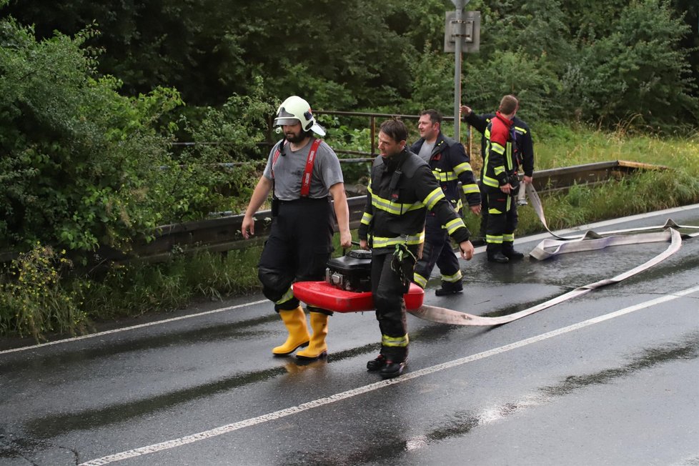 Silná bouřka zasáhla Prahu (8. 7. 2021)